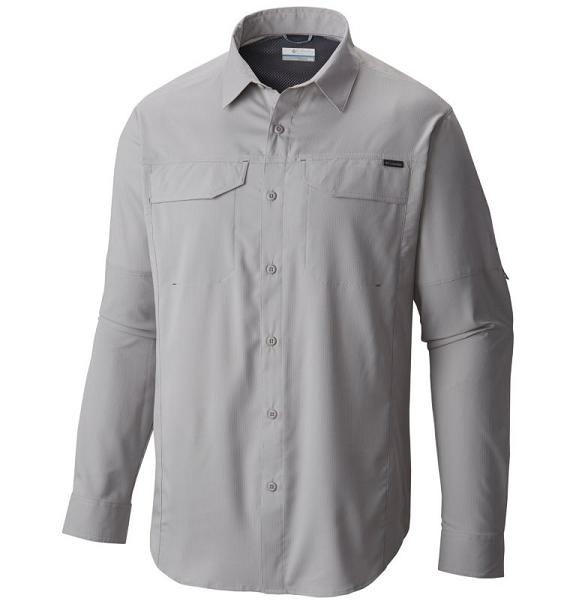 Columbia Silver Ridge Lite Shirts Grey For Men's NZ13809 New Zealand